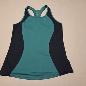 Nike Womens Teal Racerback Tank Top EUC Size M